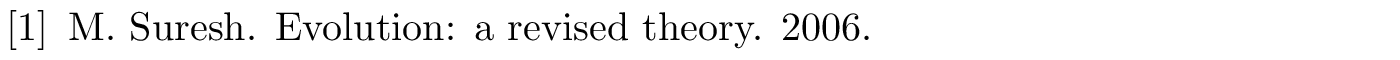 BibTeX example: unpublished citation style abbrv